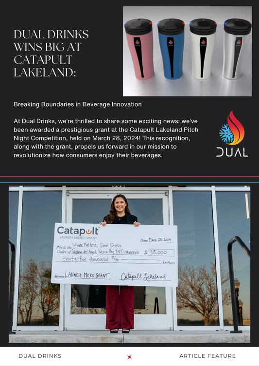 Dual Drinks Wins Big at Catapult Lakeland: Breaking Boundaries in Beverage Innovation